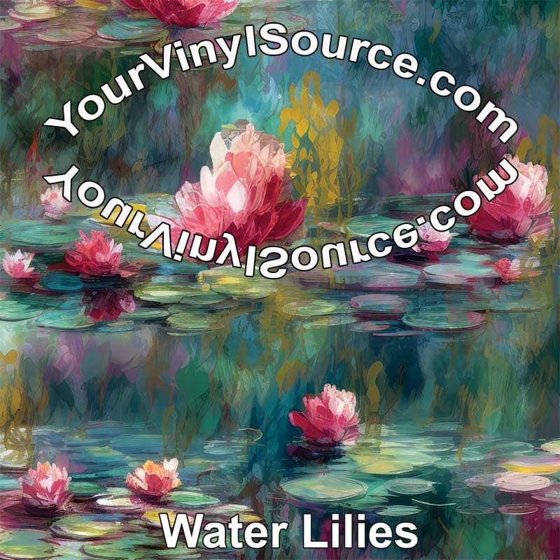 Water Lilies 3sizes – Your Vinyl Source
