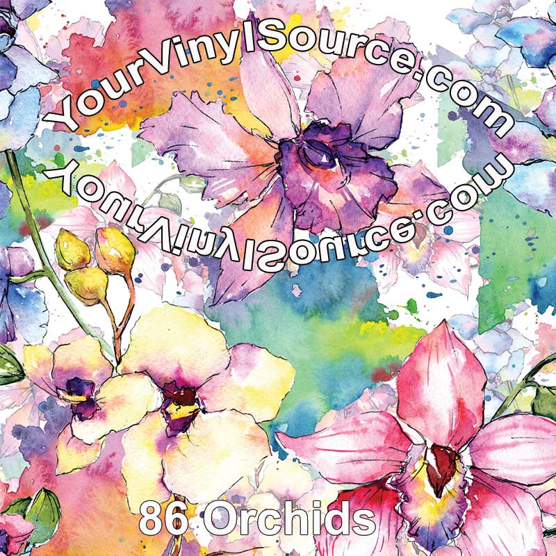 Orchids 2 sizes – Your Vinyl Source