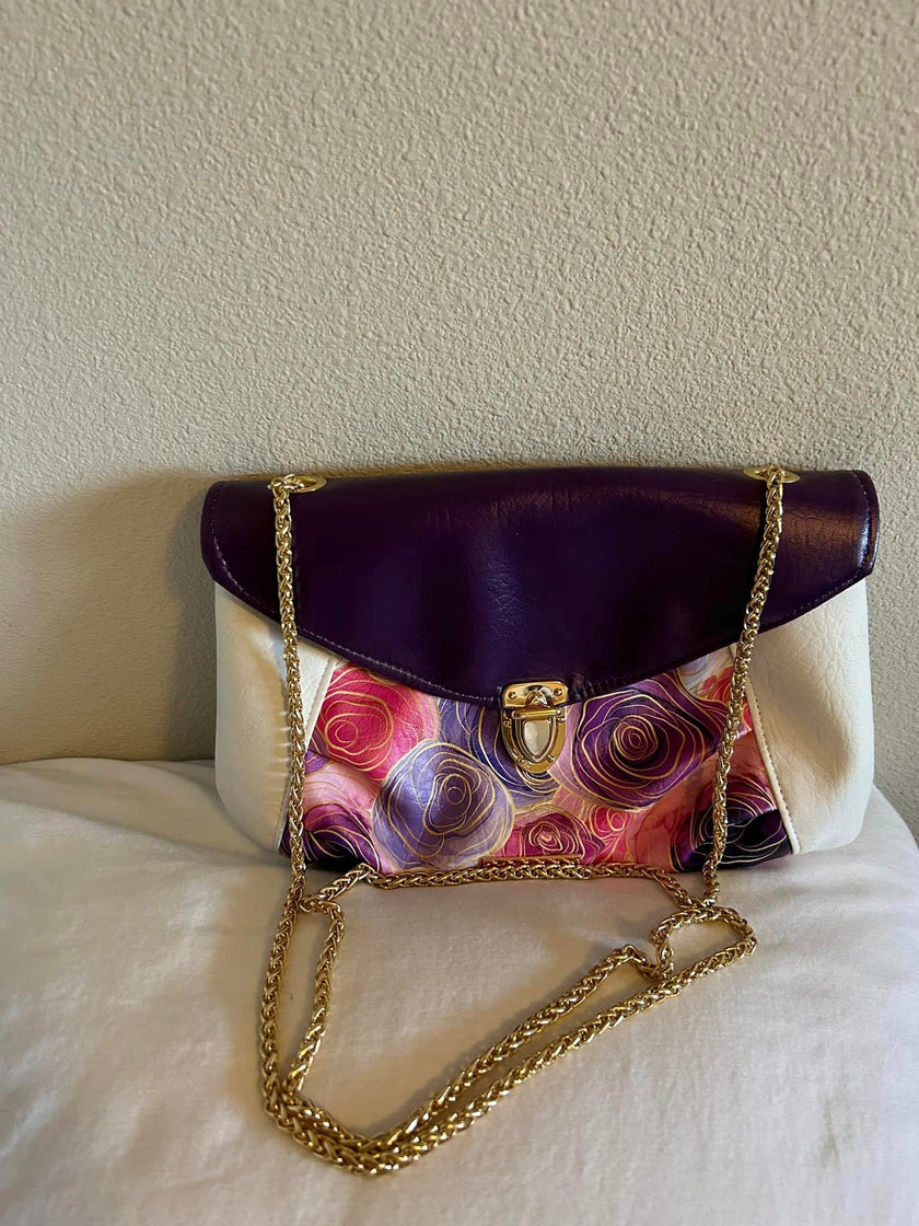 Eggplant printed vinyl 3 sizes