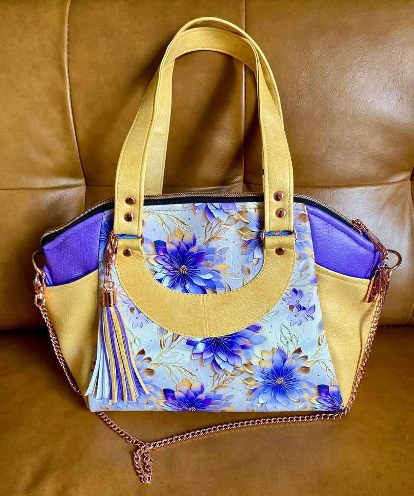 Violet Leather printed vinyl  3 sizes replaces solid lavender