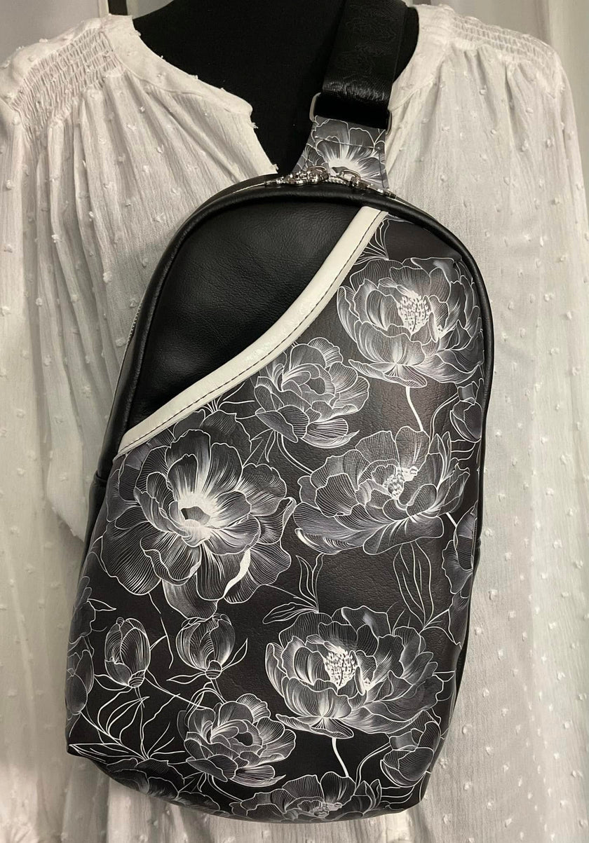 Noir Roses printed vinyl 3 sizes