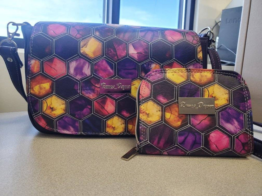 Hexa Gems printed vinyl 3 sizes