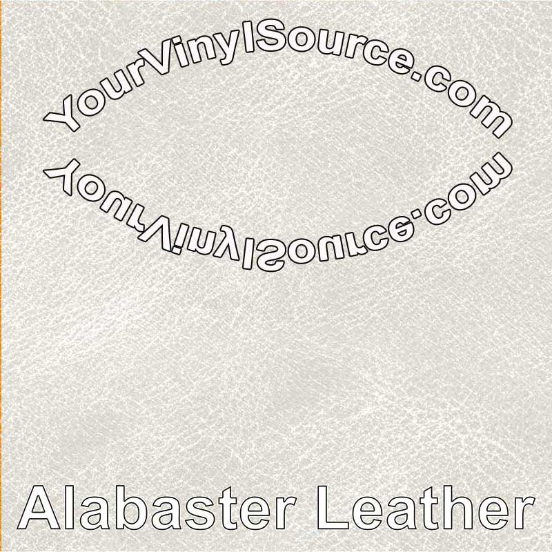 Alabaster Leather printed vinyl  2 sizes