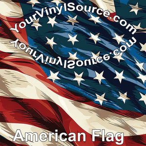 American Flag vinyl 3 sizes