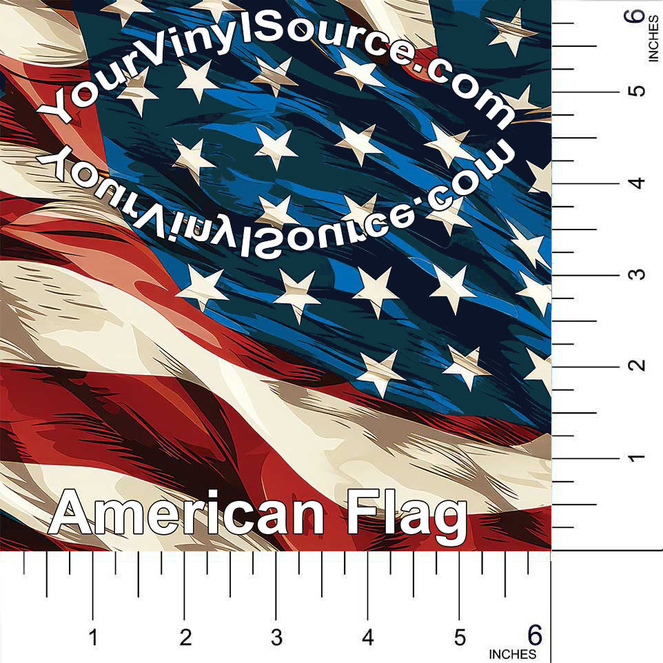 American Flag vinyl 3 sizes
