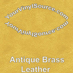Antique Brass Leather 3 sizes