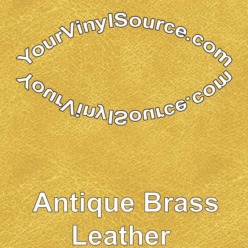 Antique Brass Leather 3 sizes