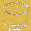 Antique Brass Leather 3 sizes