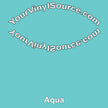 Aqua Solid printed vinyl  3 sizes