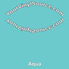 Aqua Solid printed vinyl  3 sizes