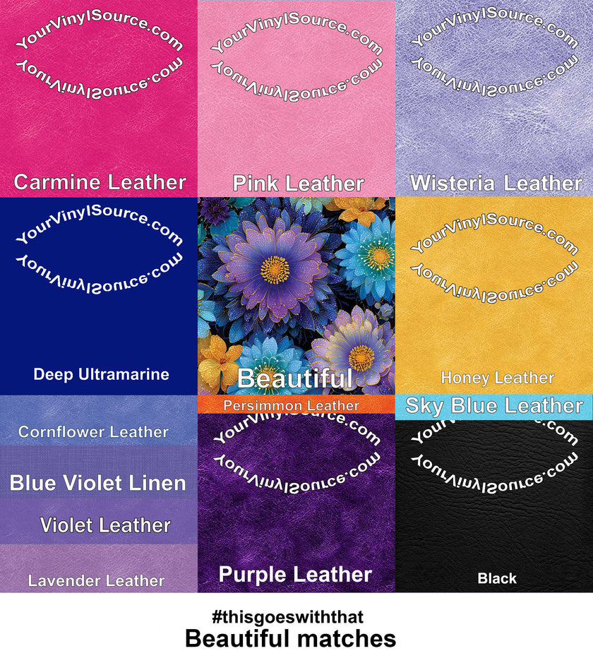 Beautiful printed vinyl 3 sizes