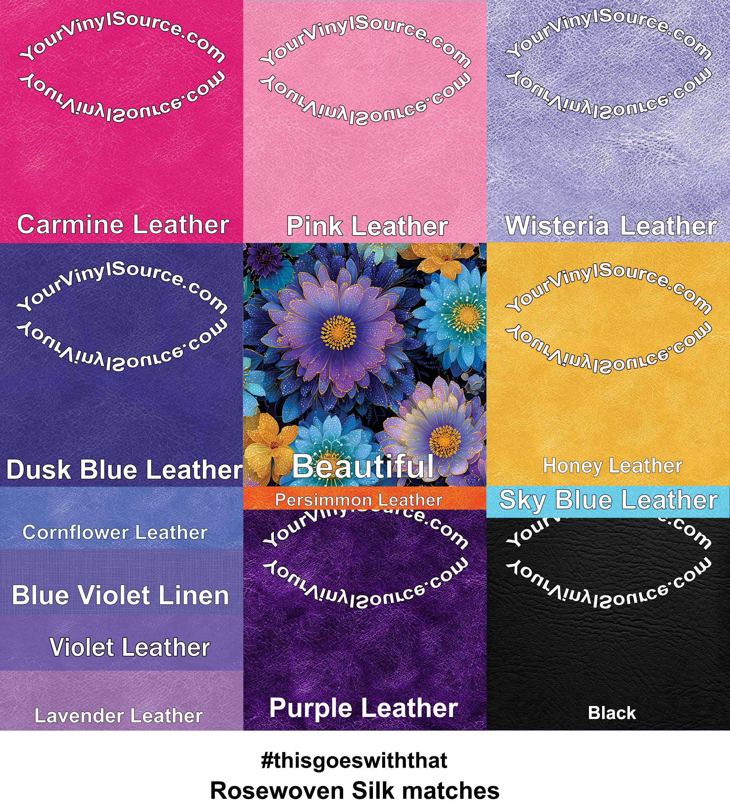 Beautiful printed vinyl 3 sizes