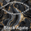 Black Agate vinyl 3 sizes
