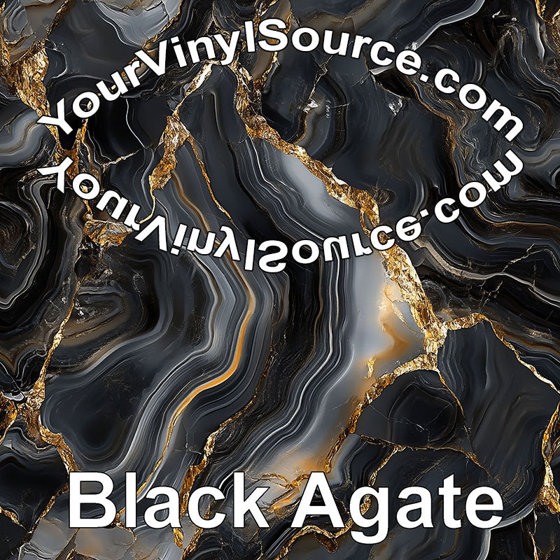 Black Agate vinyl 3 sizes
