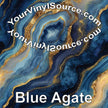 Blue Agate vinyl 3 sizes