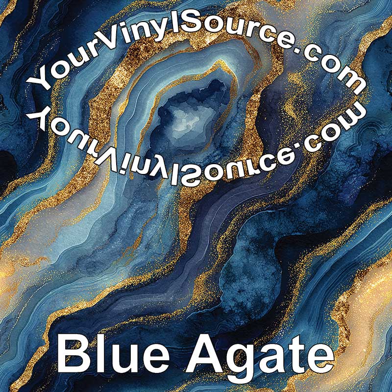 Blue Agate vinyl 3 sizes