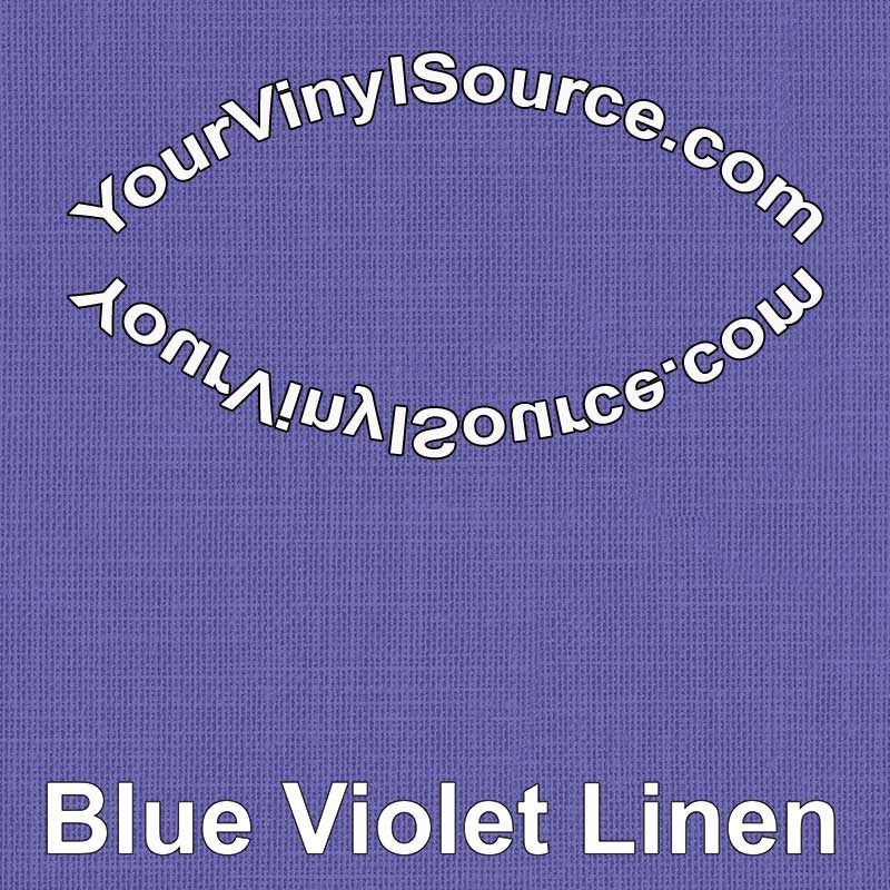 Blue Violet Linen printed vinyl  2 sizes