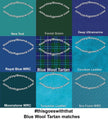 Blue Wool Tartan 2 sizes