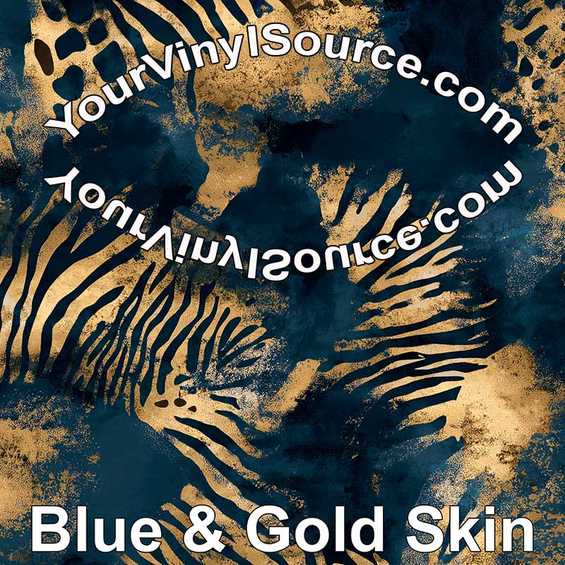 Blue & Gold Skin 3 sizes