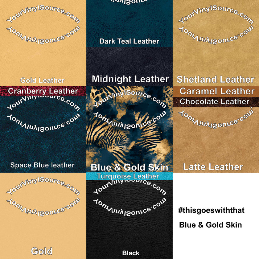 Blue & Gold Skin 3 sizes