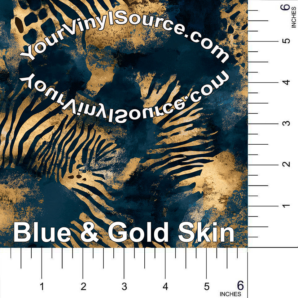 Blue & Gold Skin 3 sizes