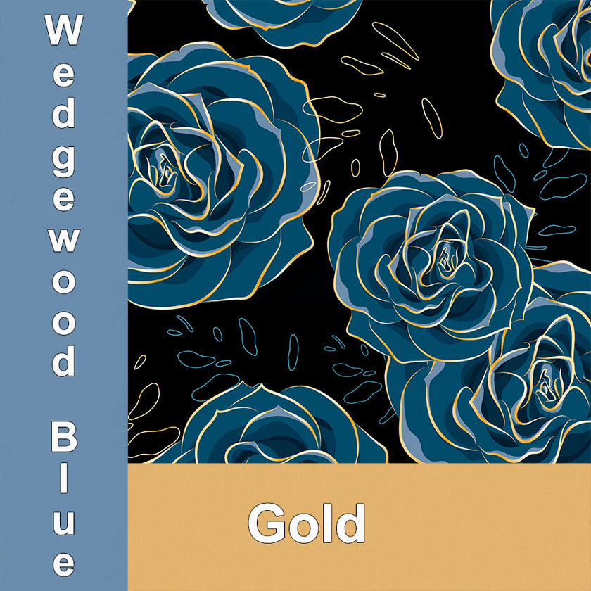 Blue Roses 2 sizes  25% off