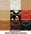 Boho Abstract printed vinyl 3 sizes