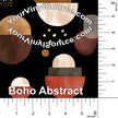 Boho Abstract printed vinyl 3 sizes