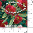 Bottlebrush printed vinyl 3 sizes