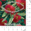 Bottlebrush printed vinyl 3 sizes