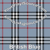 British Blue Solid 2 sizes