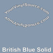 British Blue Solid 2 sizes