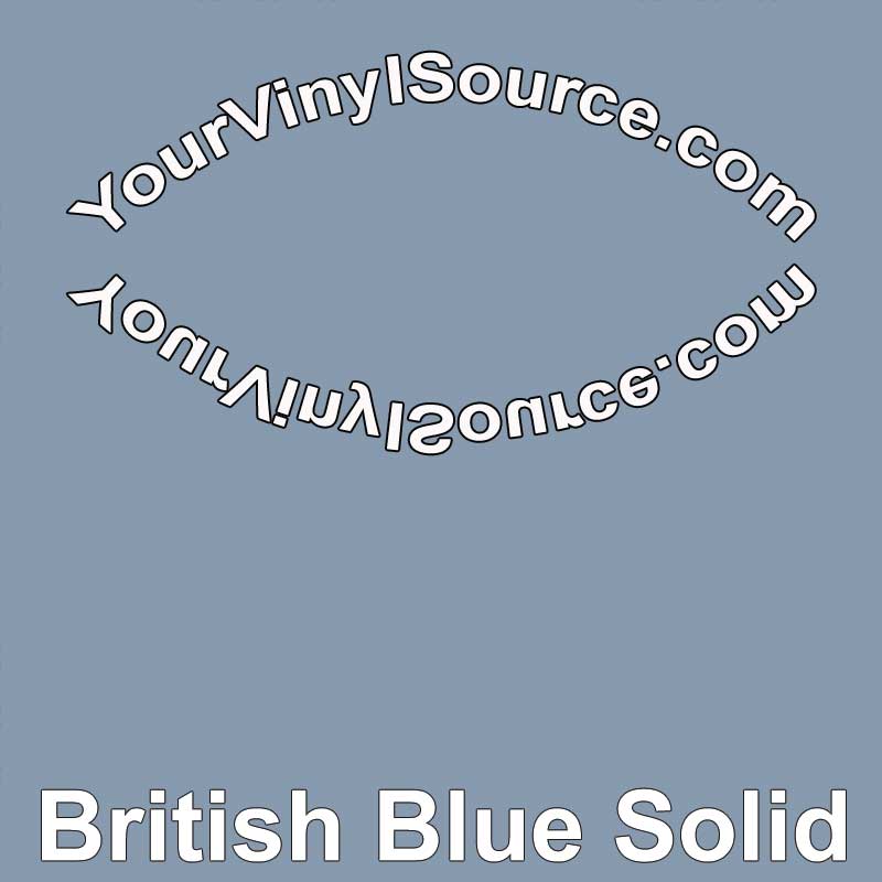 British Blue Solid 2 sizes