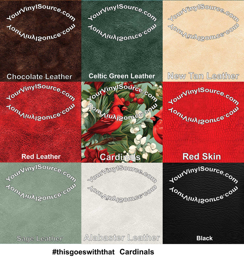 Cardinals printed vinyl 2 sizes 25% off