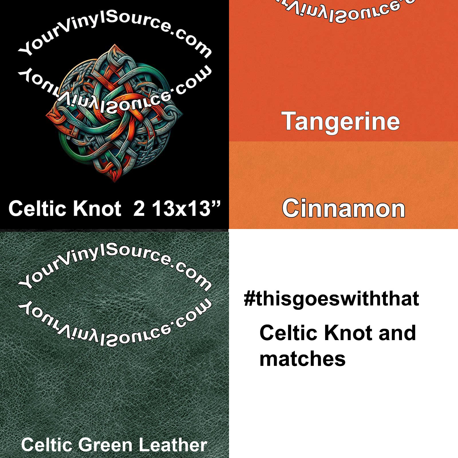 Celtic Knot 2 panel 13x13