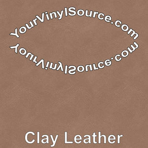 Clay Leather printed vinyl  2 sizes