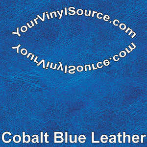 Cobalt Blue Leather  3 sizes