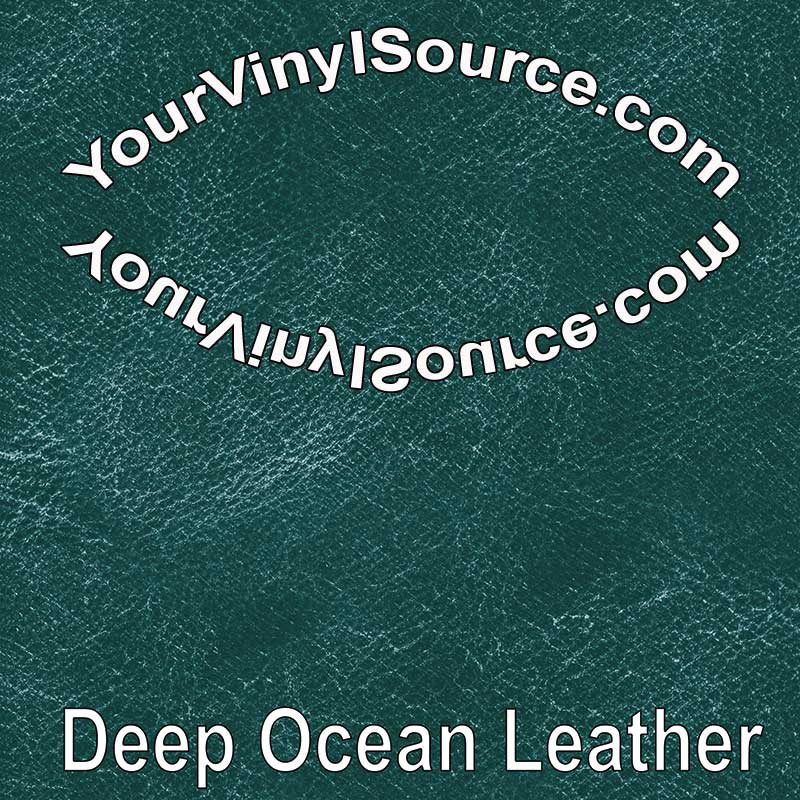 Deep Ocean Leather printed vinyl  2 sizes