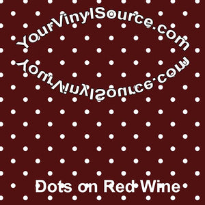 Dots on Red Wine