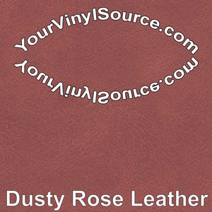 Dusty Rose Leather printed vinyl, 2 sizes