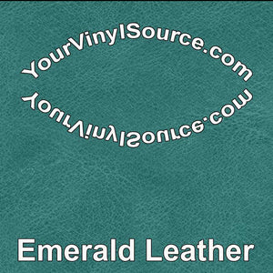 Emerald Leather printed vinyl  2 sizes