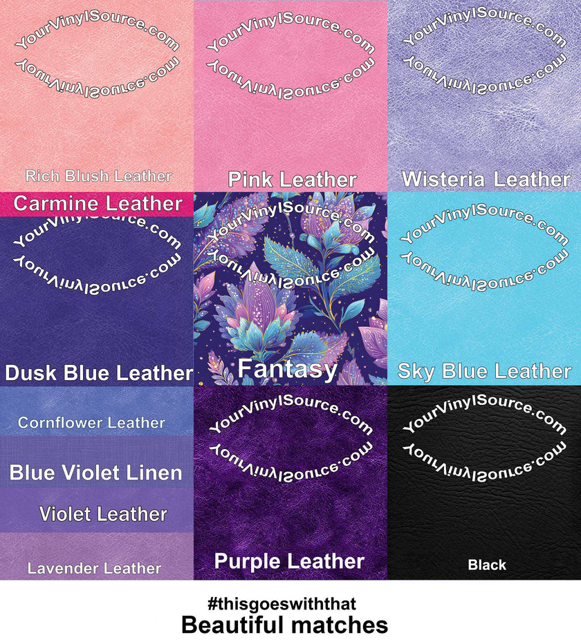 Fantasy printed vinyl 3 sizes