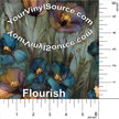 Flourish printed vinyl 3 sizes
