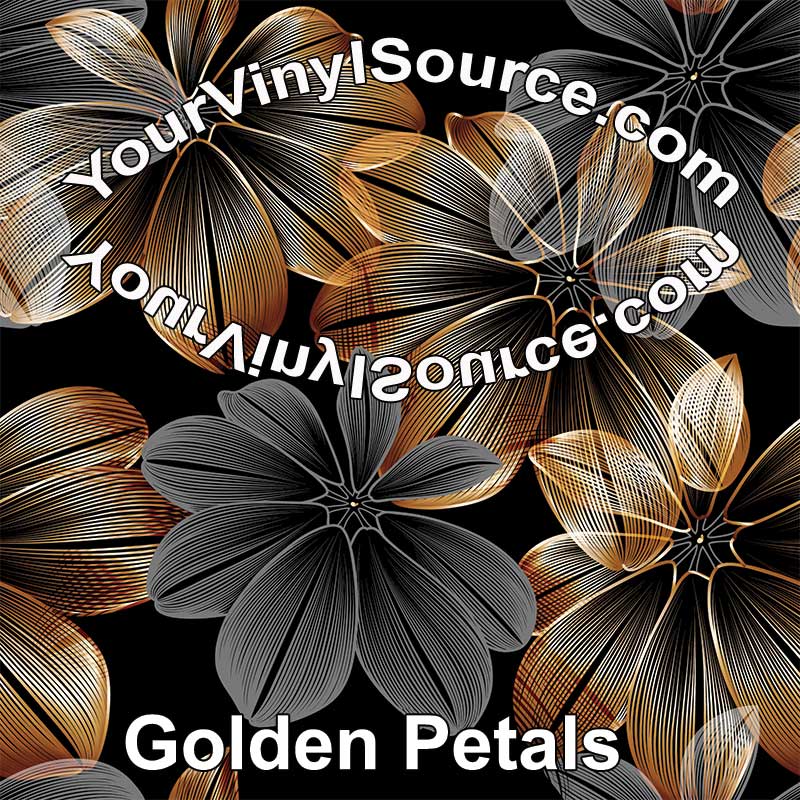 Golden Petals 3 sizes
