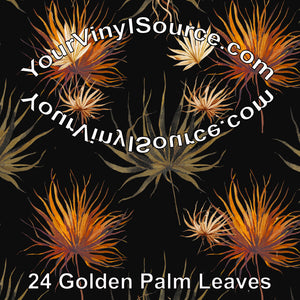 Golden Palm Leaves 2 sizes