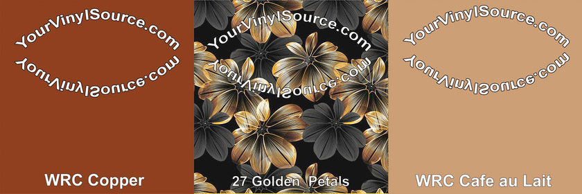 Golden Petals 3 sizes