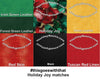 Holiday Joy printed vinyl 2 sizes  25% off