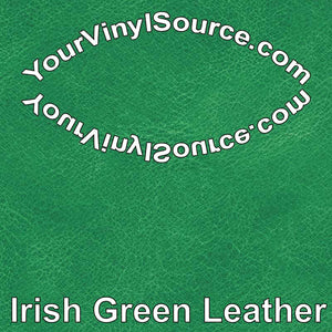 Irish Green Leather  3 sizes