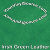 Irish Green Leather  3 sizes