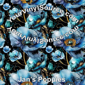 Jan's Poppies 2 sizes